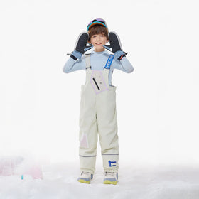 Vector Sand White Kids' Snowpark Slash 2L Bib Pants