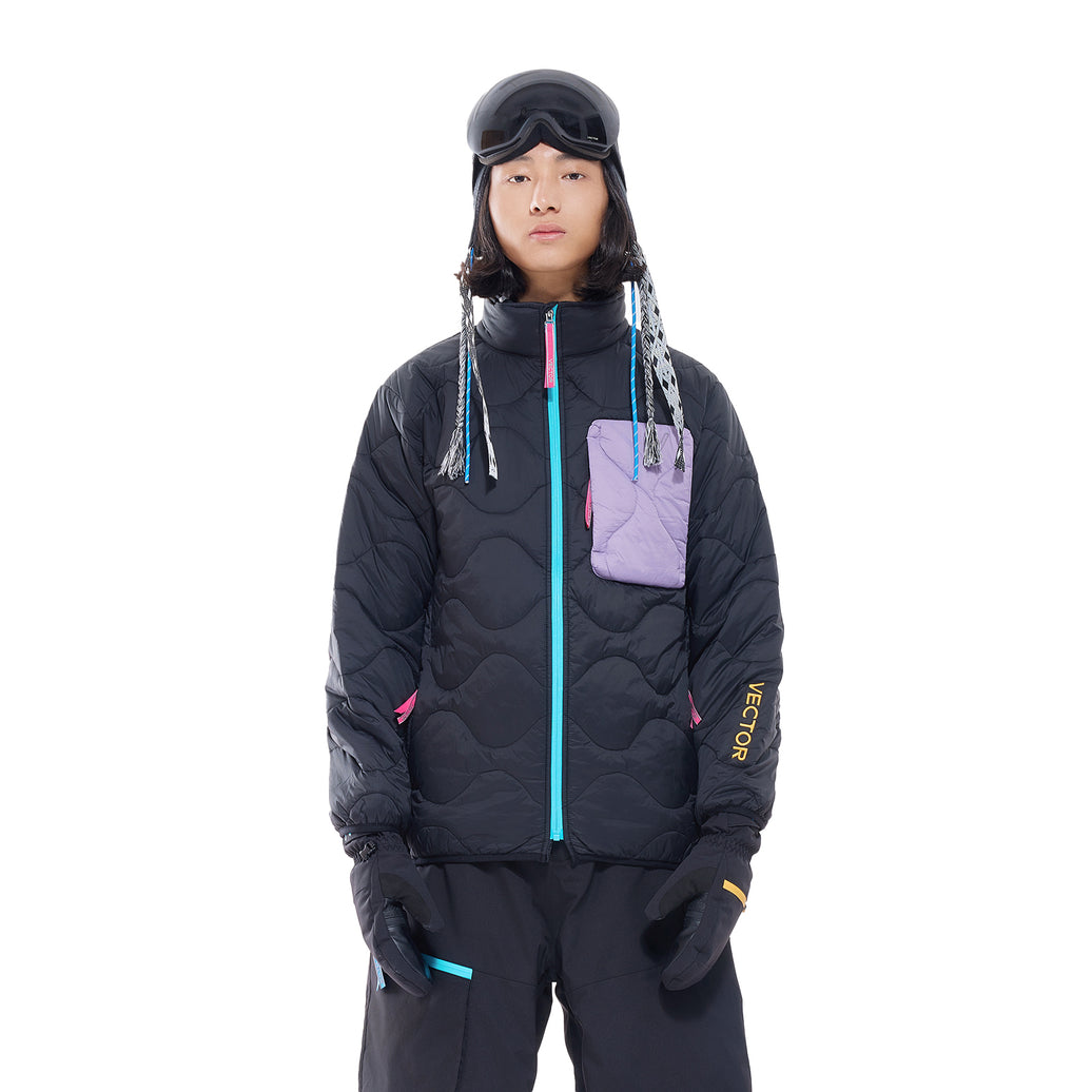 Vector Classic Black Blaze Primaloft Insulated Mid-Layer - Unisex