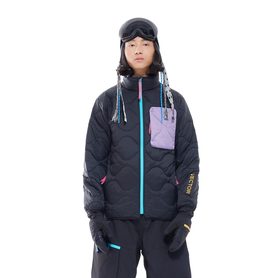 Vector Classic Black Blaze Primaloft Insulated Mid-Layer - Unisex