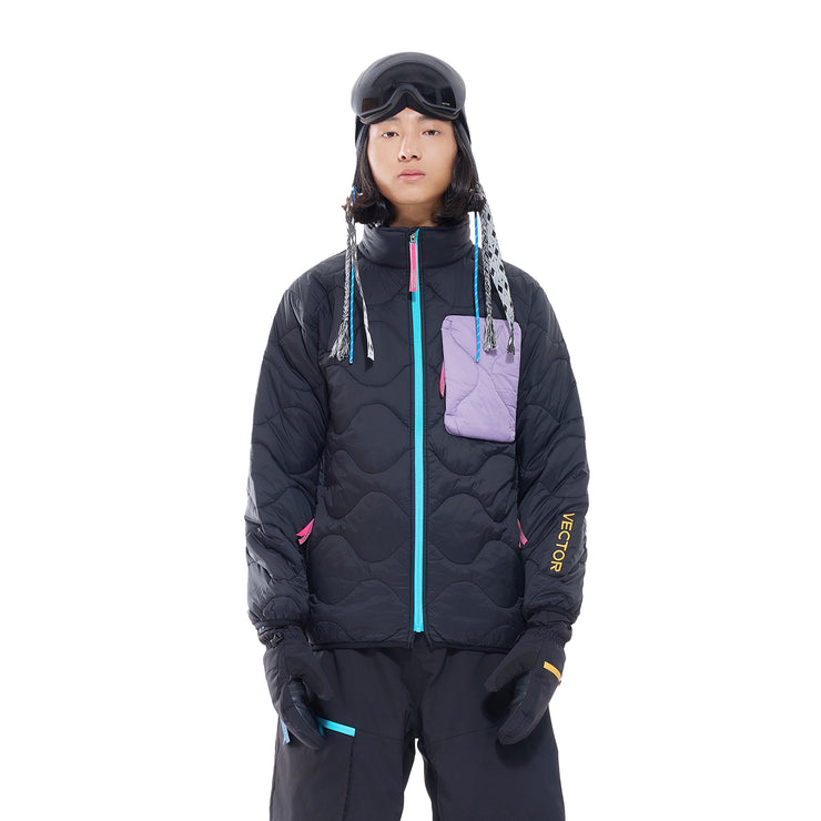 Vector Classic Black Blaze Primaloft Insulated Mid-Layer - Unisex