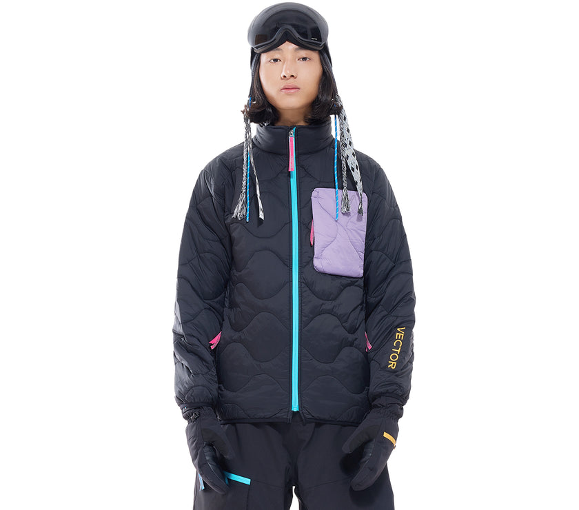 Vector Classic Black Blaze Primaloft Insulated Mid-Layer - Unisex