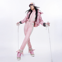 Vecvec Icelyn Pink Ski Suit