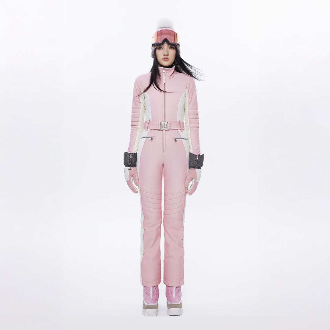 Vecvec Icelyn Pink Ski Suit