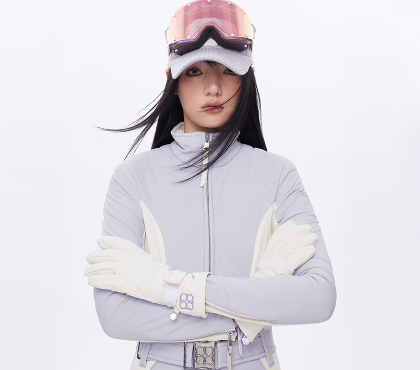 Vecvec Icelyn Purple Ski Suit