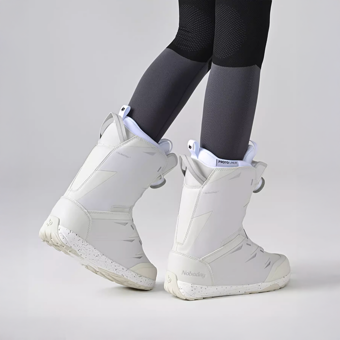 Nobaday Blackboard Boots White