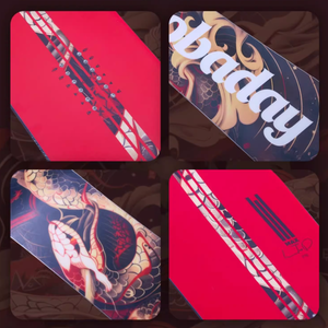 Nobaday Max Red Serpent Camber Snowboard