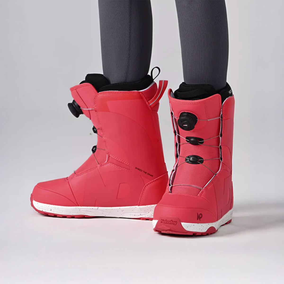 Nobaday Blackboard Snowboard Boots - Rose Red - Women's
