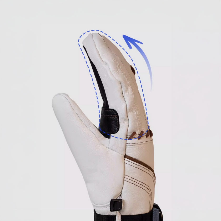 Goski Rugbee Mittens Black