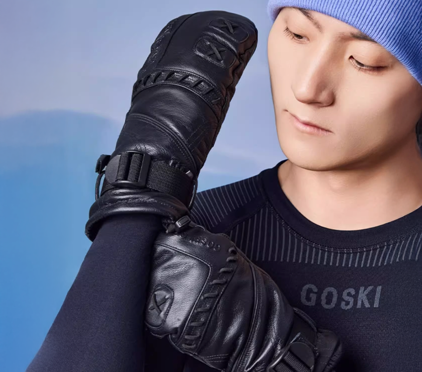 Goski Rugbee Mittens Black