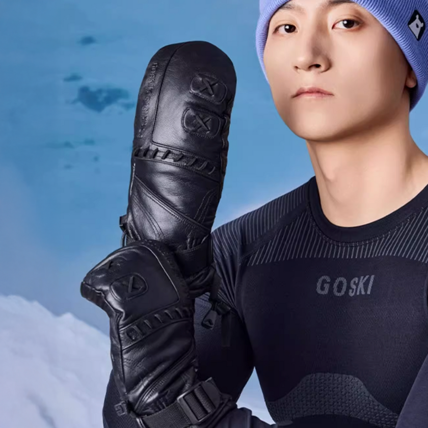 Goski Rugbee Mittens Black