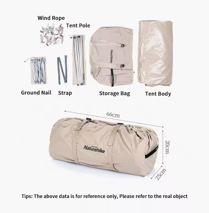 Naturehike Gen Extend 5.6 Cotton A-Frame Camping Tent