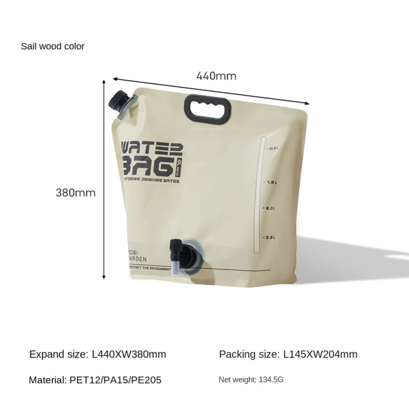 Mobi Garden Portable Water Bag 10L