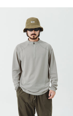 Blue Quick-Drying Training Long Sleeve T-shirt