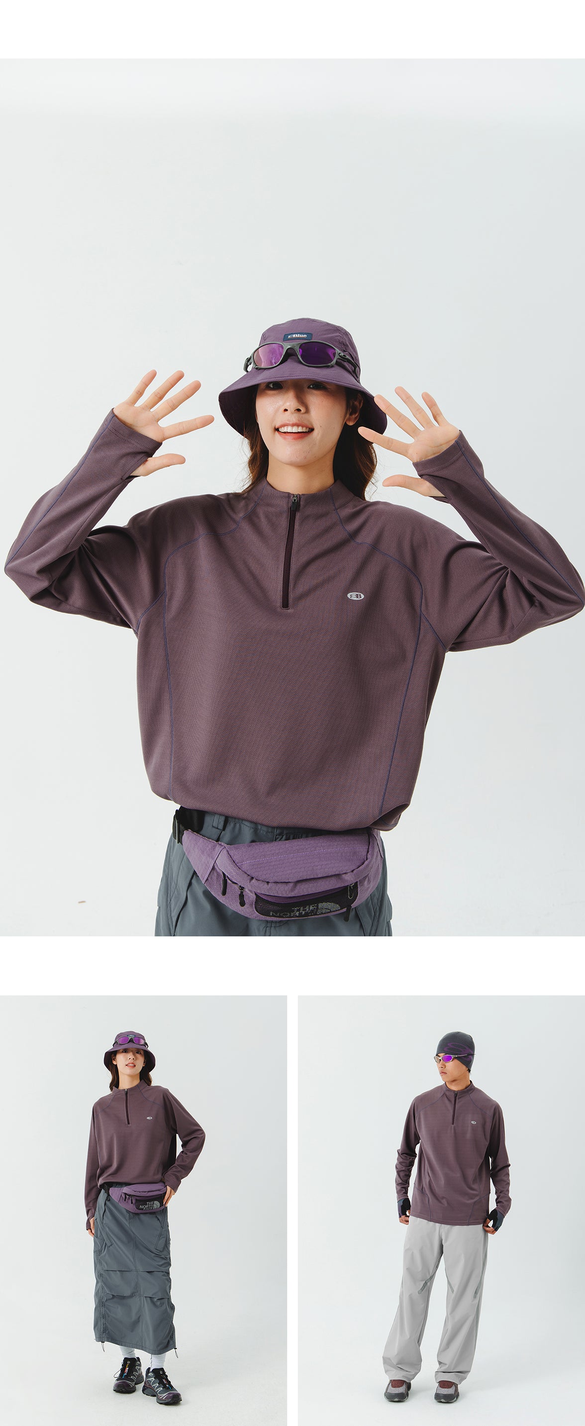 Blue Quick-Drying Training Long Sleeve T-shirt