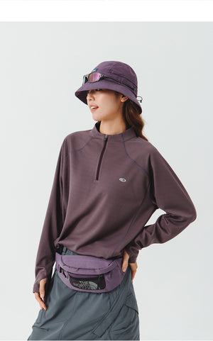 Blue Quick-Drying Training Long Sleeve T-shirt