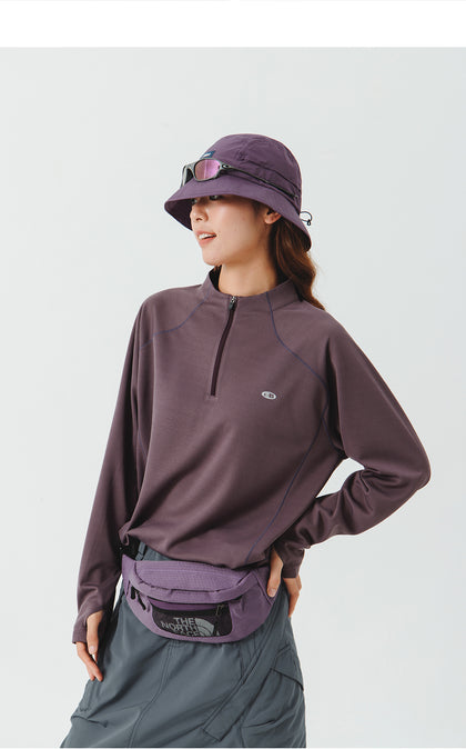 Blue Quick-Drying Training Long Sleeve T-shirt