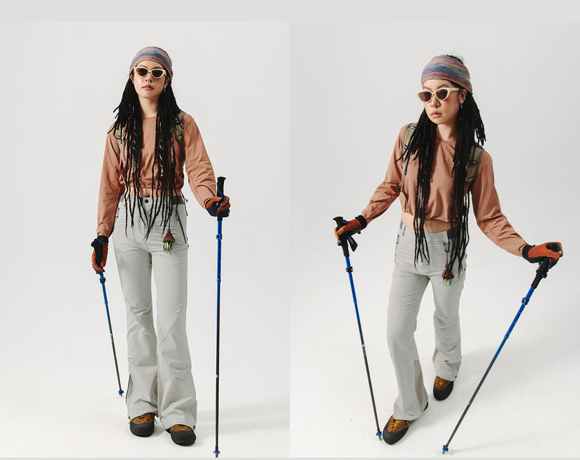 Blue Drawstring Training Unisex Long Sleeve T-shirt