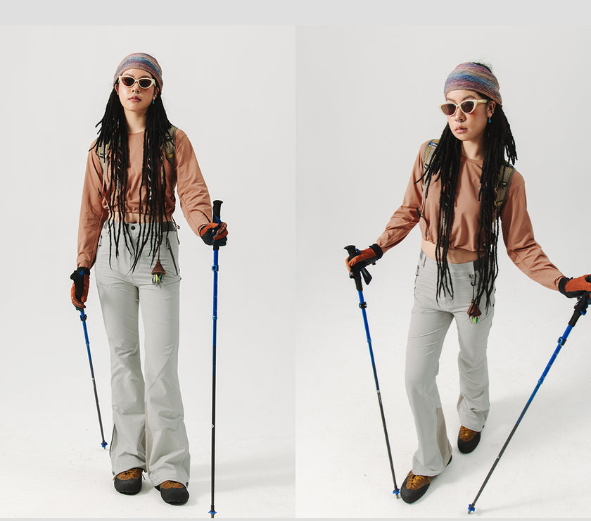 Blue Drawstring Training Unisex Long Sleeve T-shirt