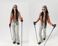 Blue Drawstring Training Unisex Long Sleeve T-shirt