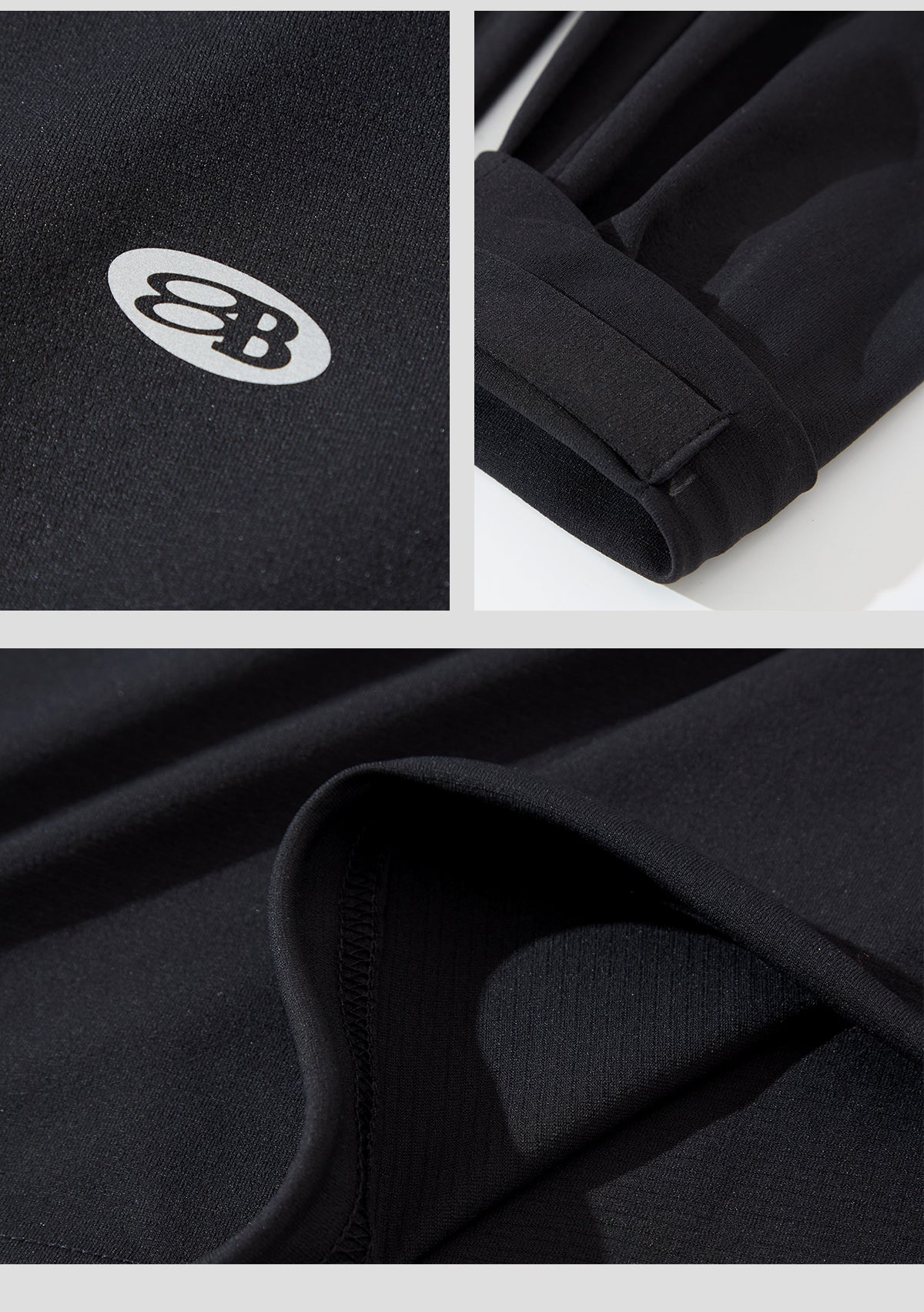 Blue Drawstring Training Unisex Long Sleeve T-shirt