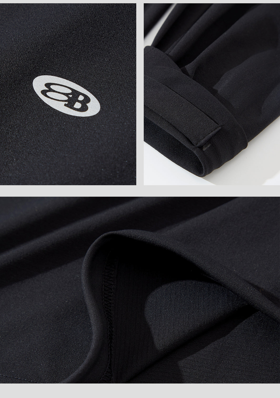 Blue Drawstring Training Unisex Long Sleeve T-shirt