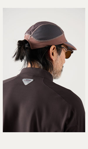 Blue Monte Stand-Up Collar Waffle Men's Training Long Sleeve T-Shirt