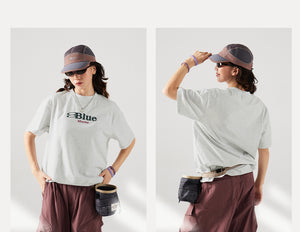 Blue Monte Logo Print Men's Short-Sleeved Round-Neck T-Shirt