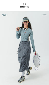 Blue Logo Long Sleeve T-Shirt