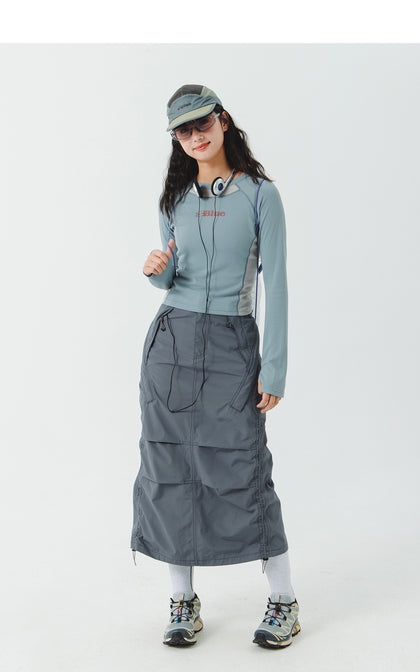 Blue Logo Long Sleeve T-Shirt