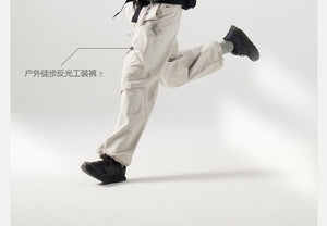 Blue Structured Soft-Shell Hooded Jacket