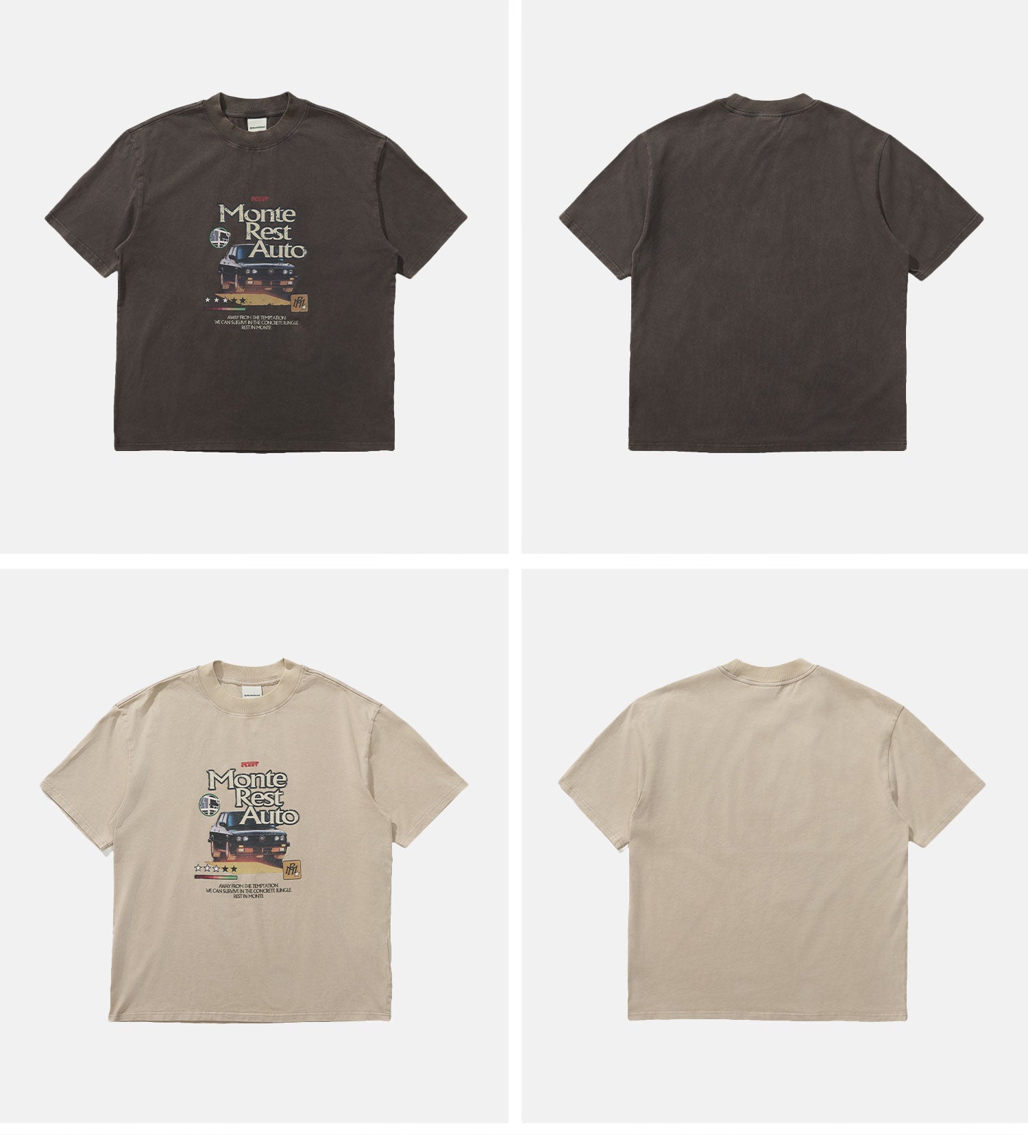 Monterest Vintage Graphic Cotton T-shirt