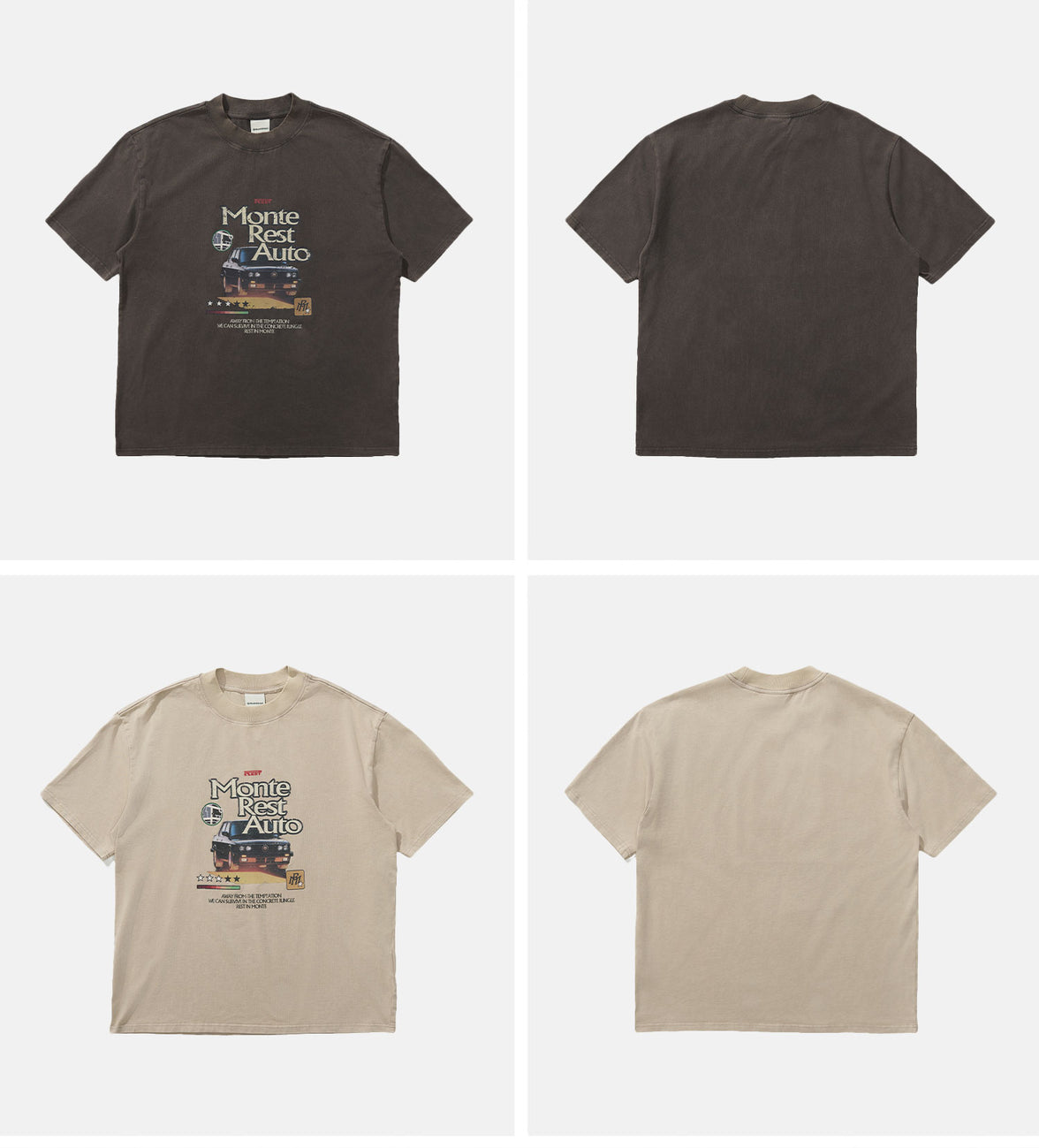 Monterest Vintage Graphic Cotton T-shirt