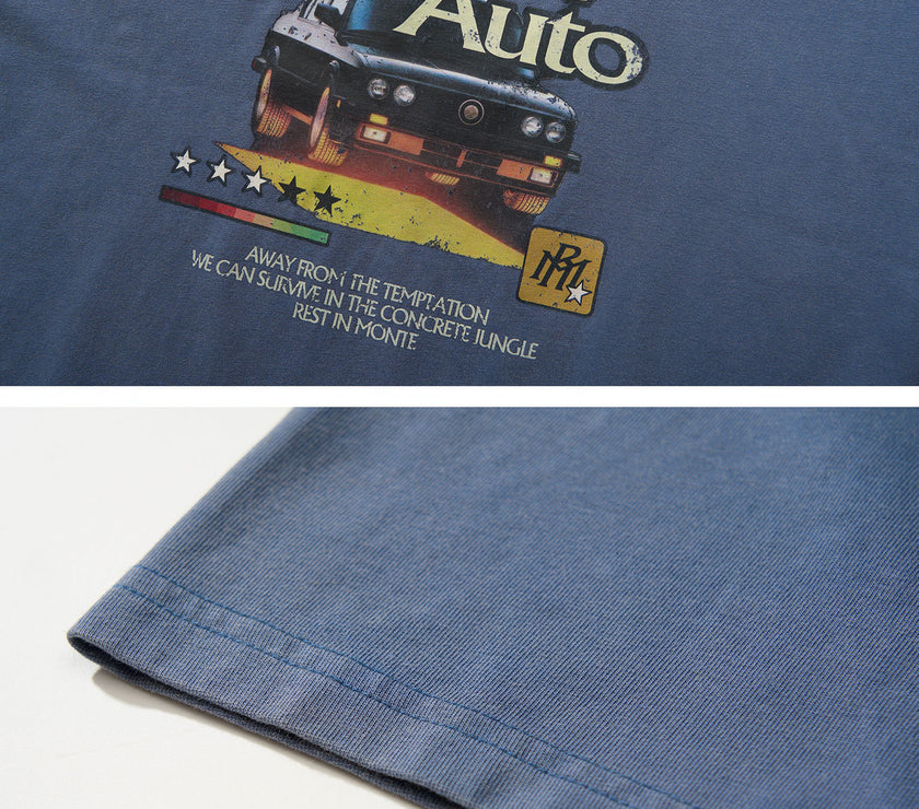 Monterest Vintage Graphic Cotton T-shirt