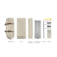 Naturehike Cloud Skies Octagonal Large Tarp Lite