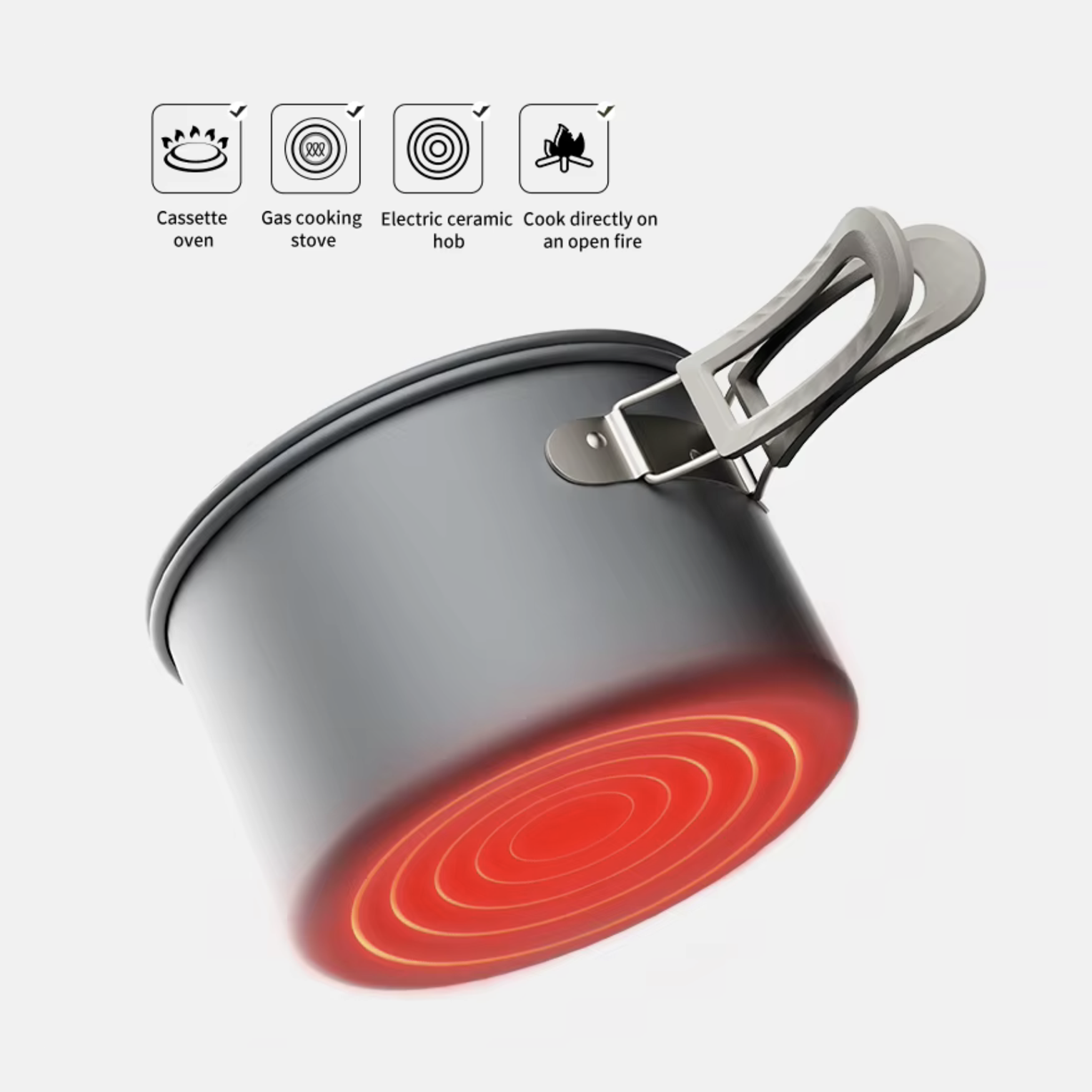 Naturehike Wild Trekking Aluminium Alloy 1.7L pot
