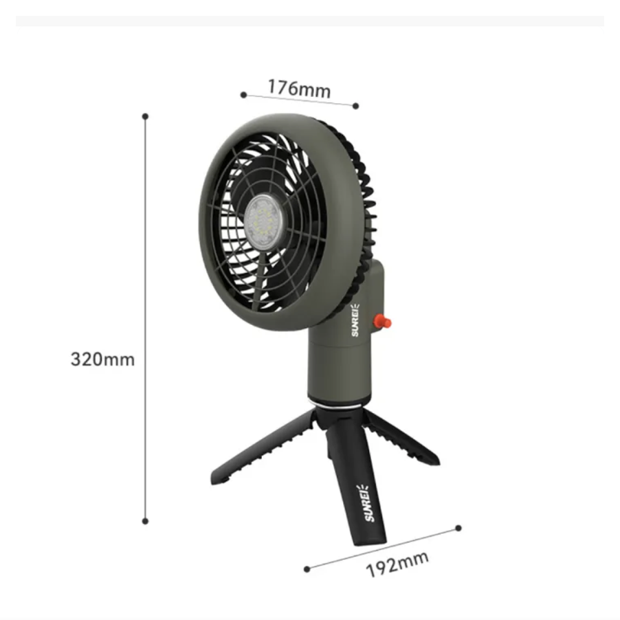 Sunrei Fengguang Mini Camping Fan with Light 2026