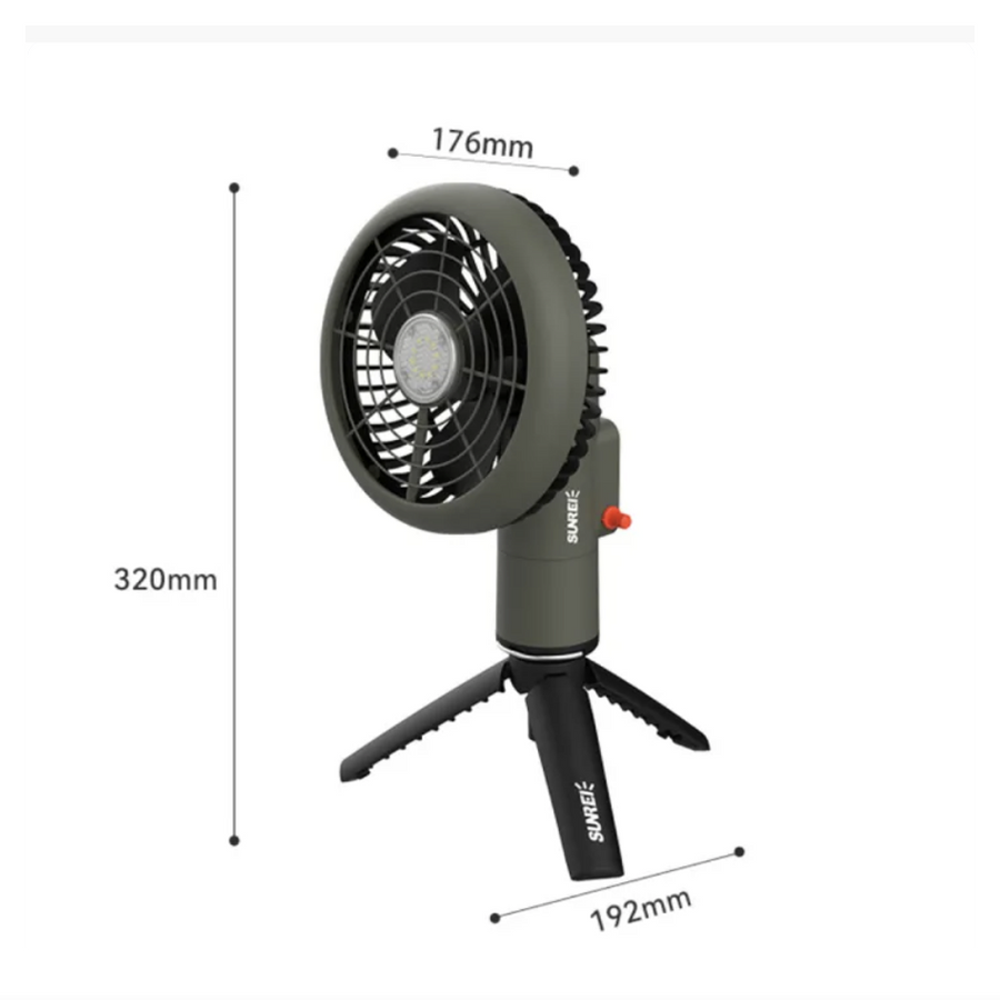 Sunrei Fengguang Mini Camping Fan with Light (2026)