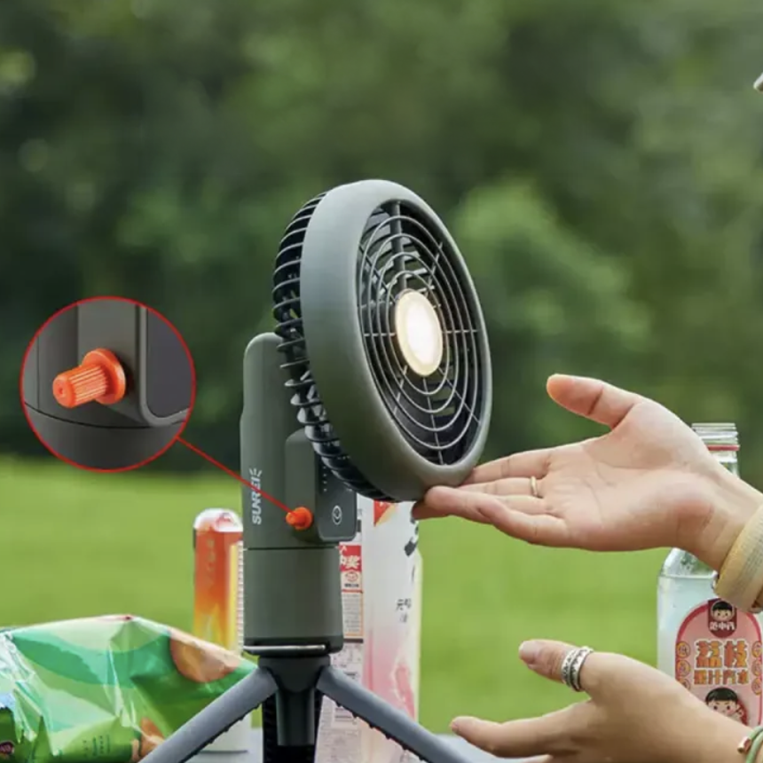 Sunrei Fengguang Mini Camping Fan with Light (2026)