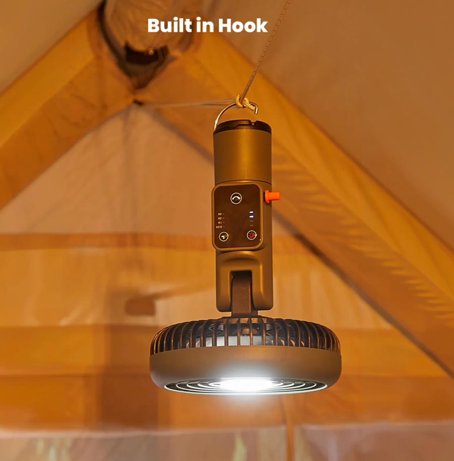 Sunrei Fengguang Mini Camping Fan with Light (2026)