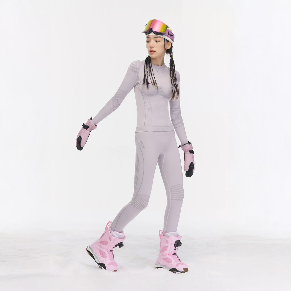 Vector Pastel Seamless Base Layer - Women's