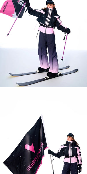 BCG Gradient Bib Pants with Bustier Design