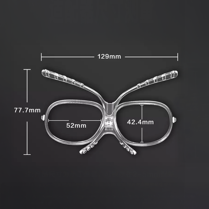 Powster Prescription Adapter Frame for Ski & Snow Goggles Butterfly Style