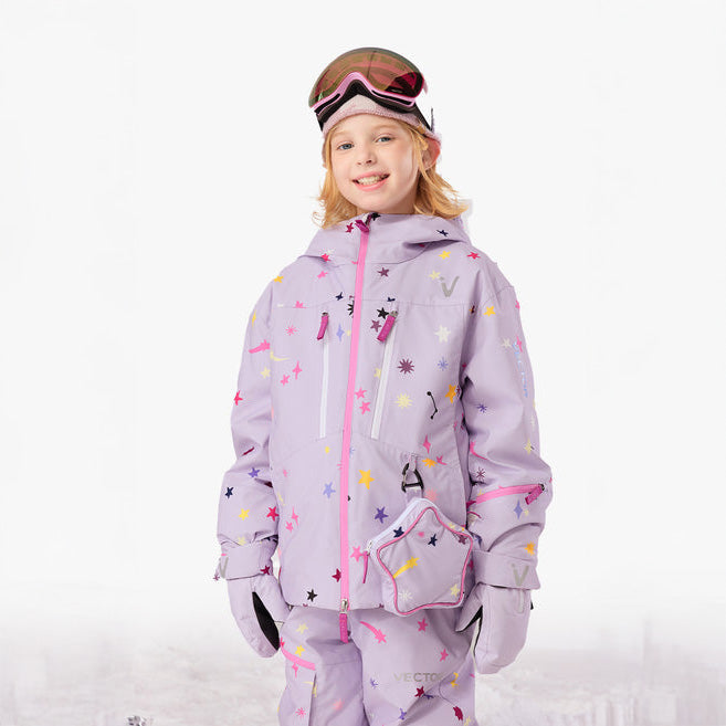 Vector Cosmic Fleece Ski Jacket - Kids