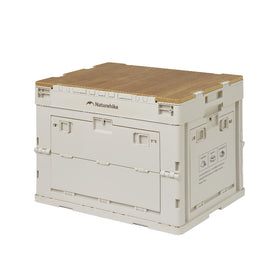 Naturehike Ling Yue L Folding Storage Box Light Beige Gray