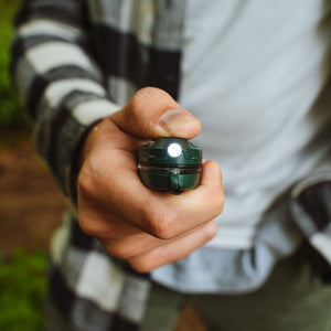 Six Function Whistle in use