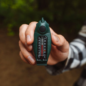 Six Function Whistle in use