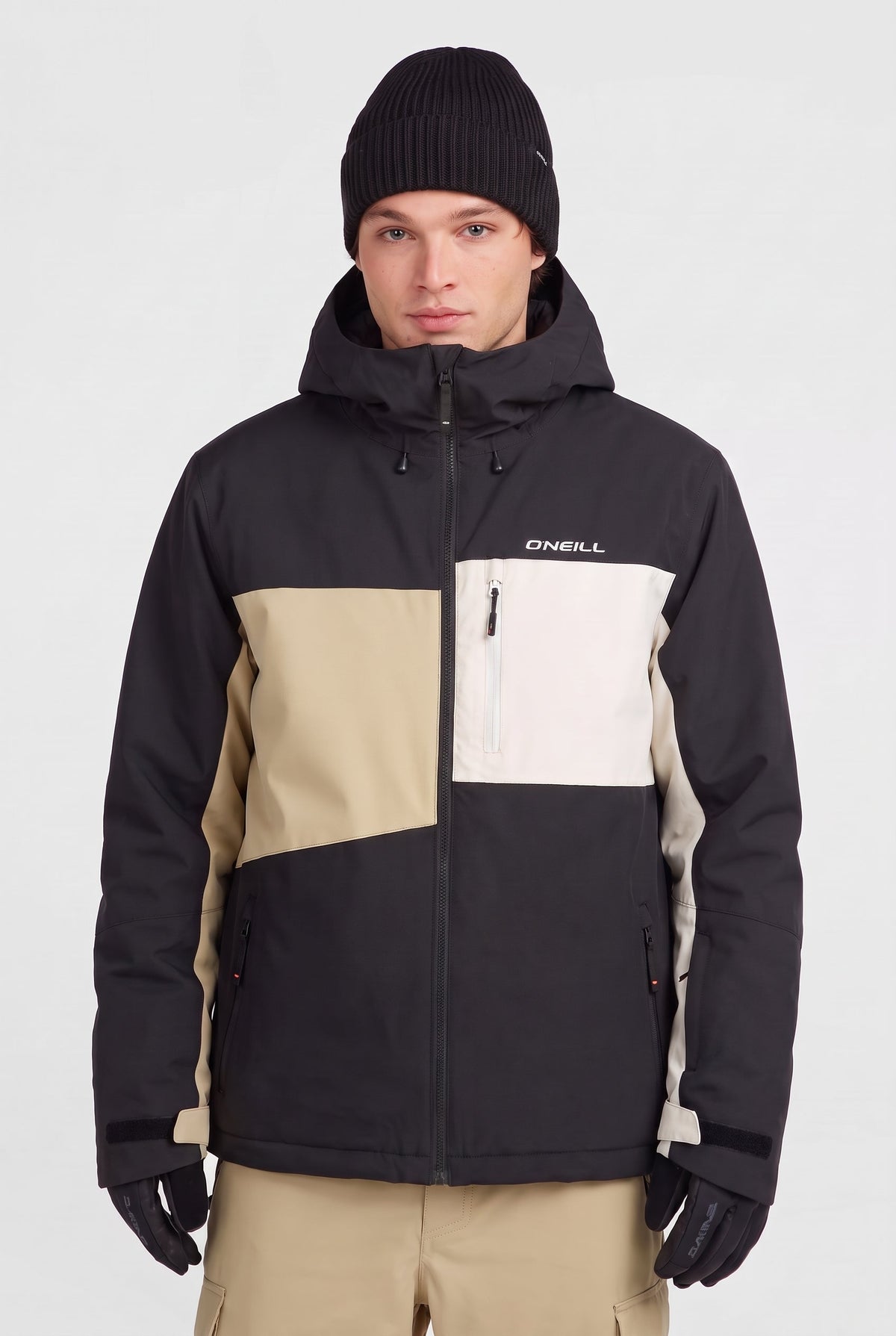 Black Out Beige Colour Block_1