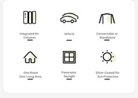 Mobi Garden LS2 CAR REAR AIR TENT