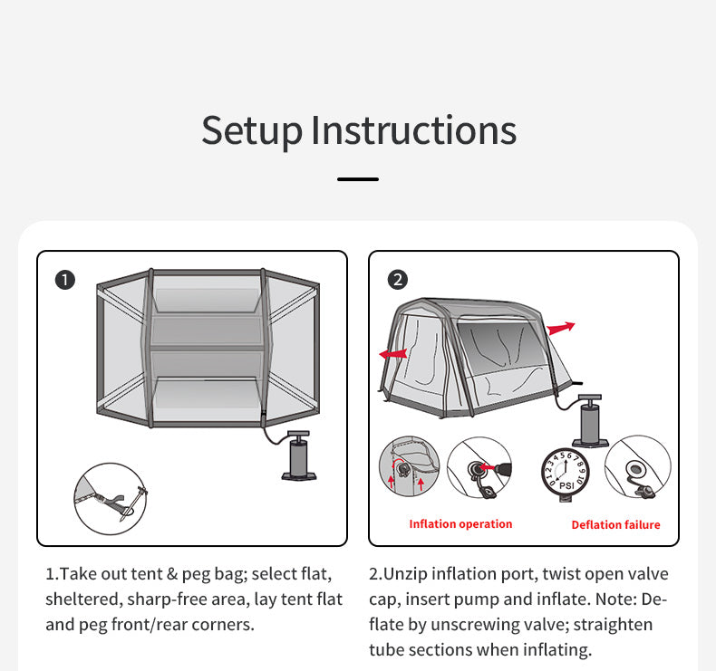 Mobi Garden LS2 CAR REAR AIR TENT