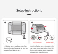 Mobi Garden LS2 CAR REAR AIR TENT